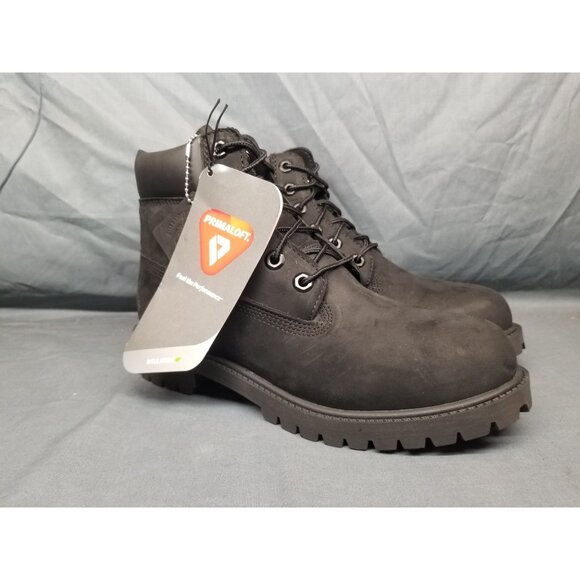 Timberland Boys 6 Inch Premium Waterproof Boots Lace Up Black Size 10 NEW NO BOX - Picture 8 of 8